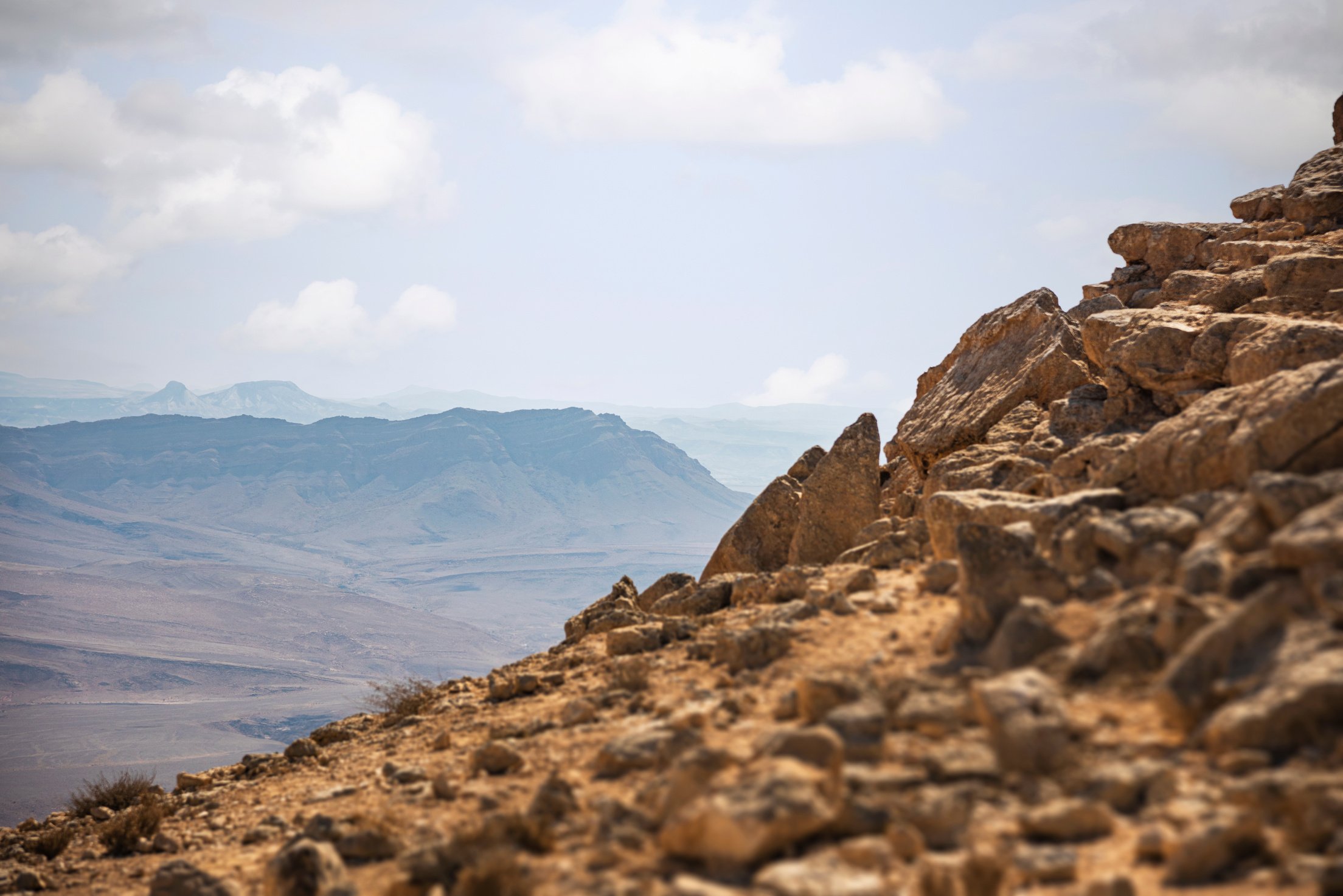 Makhtesh Crater Ramon Crater Dessert in Israel